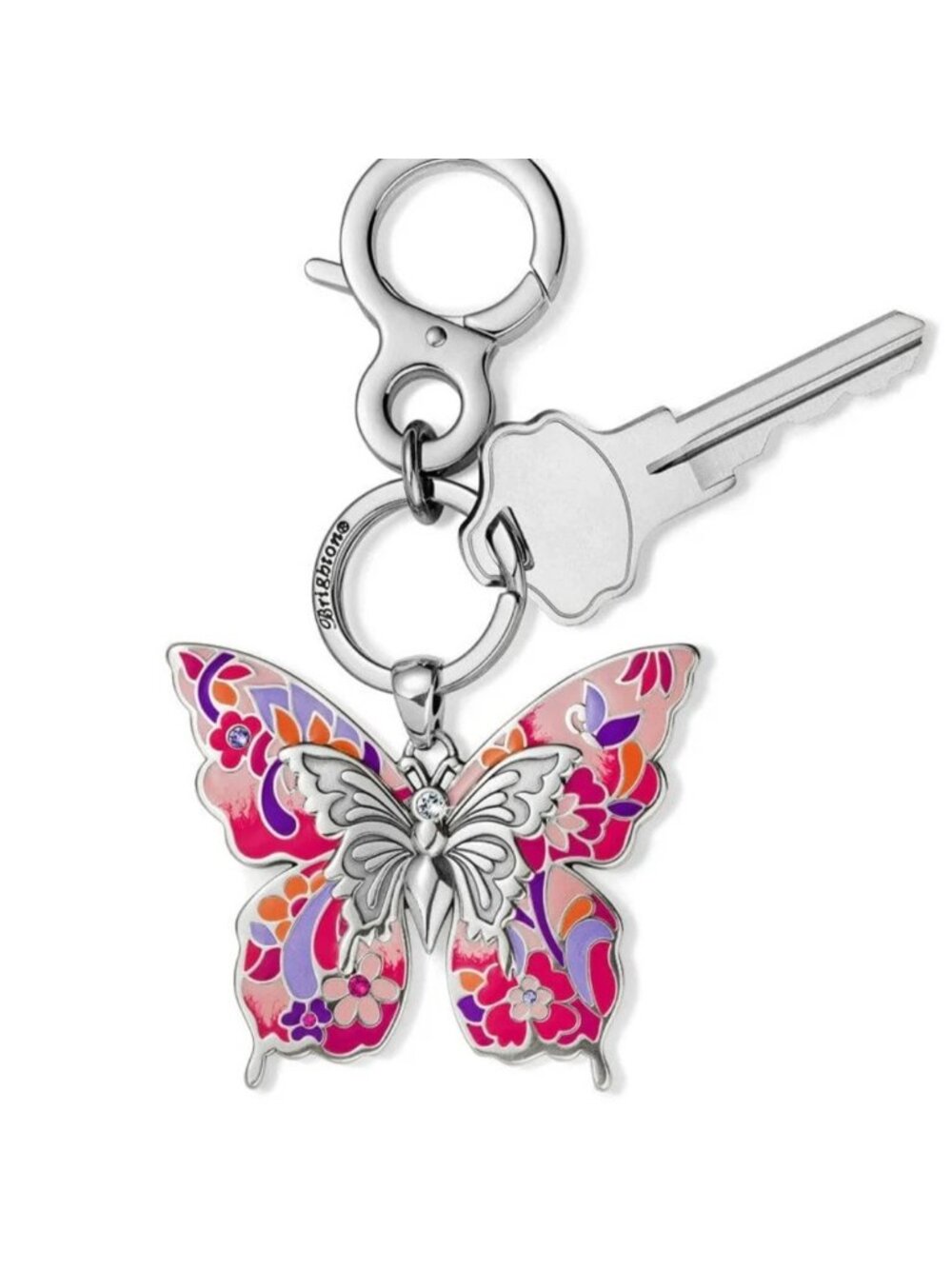 Brighton Windfield Butterfly handbag charm key fob NWT E18230 $68